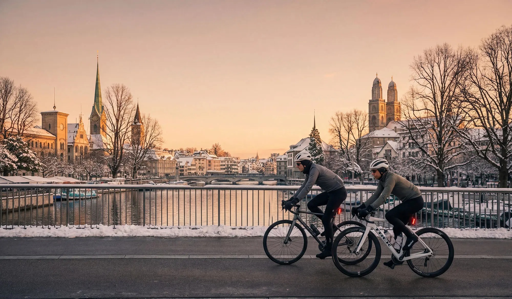 Winterliche Ausfahrt beim Züri Velo Cup Winter Quest